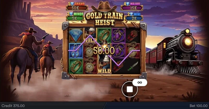 Gold Train Heist – voittojen maksu-taulukko ja kolikoiden arvo